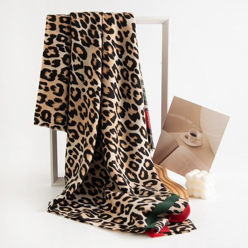 Amora Luxe Animal Print Scarf