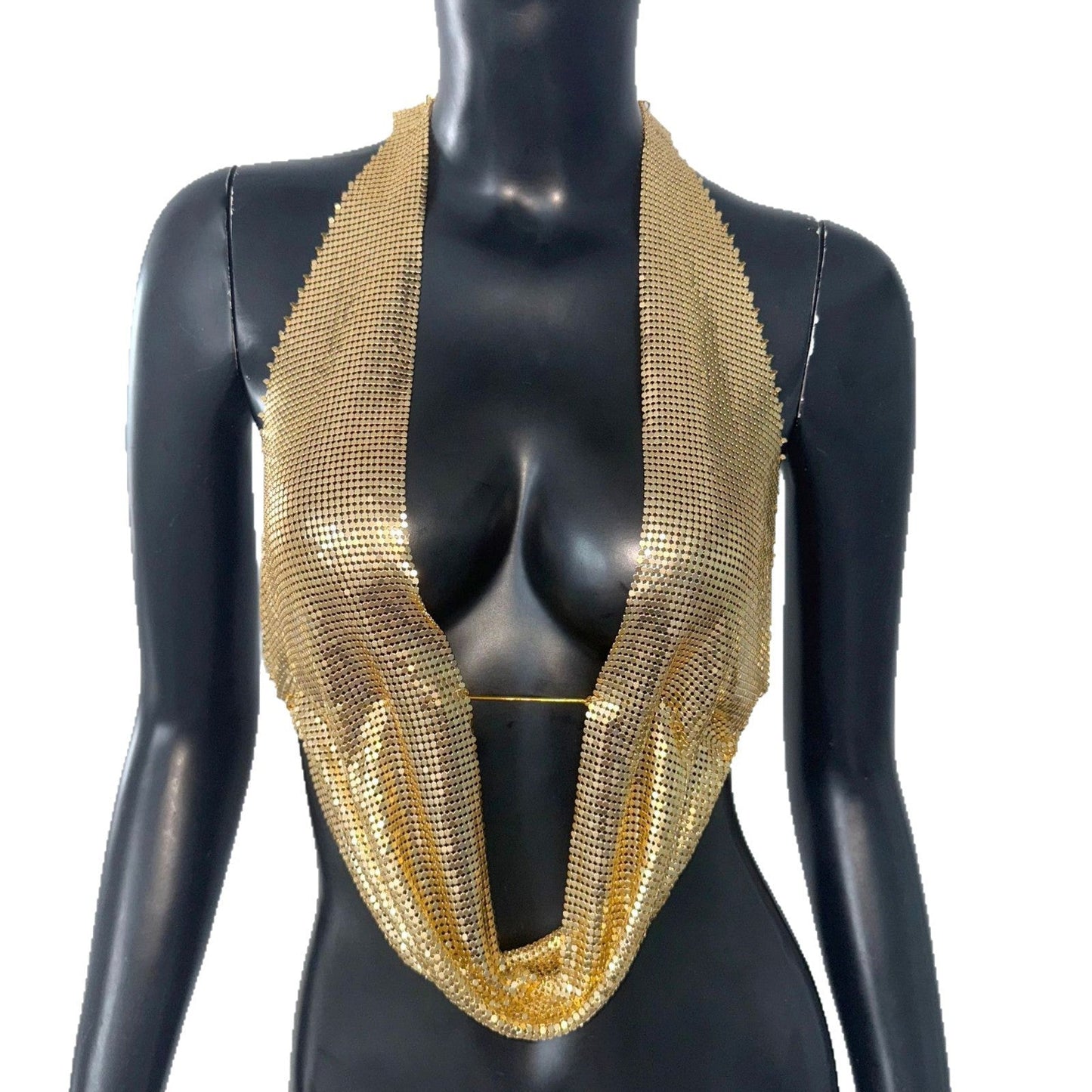 Aurelia Sequined Halter Vest