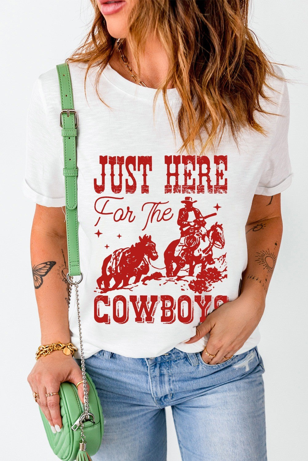 Dakota Western Denim Graphic Tee