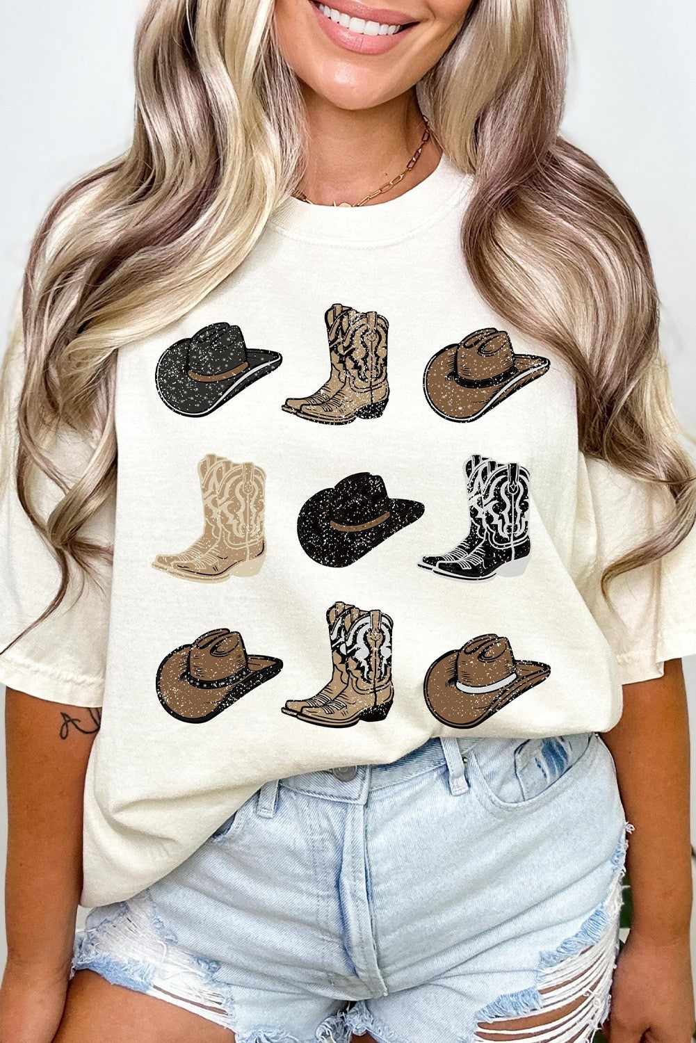 Dakota Western Denim Graphic Tee