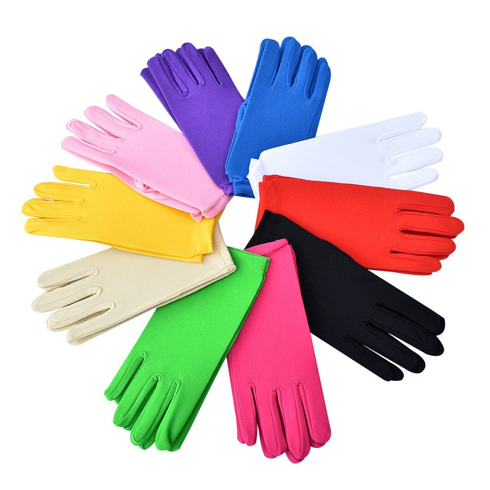 Elenya Satin Stretch Gloves