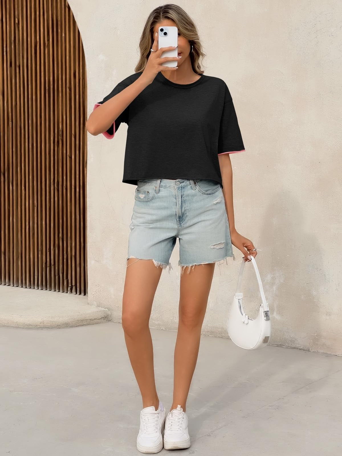 Liora Cropped Active Tee