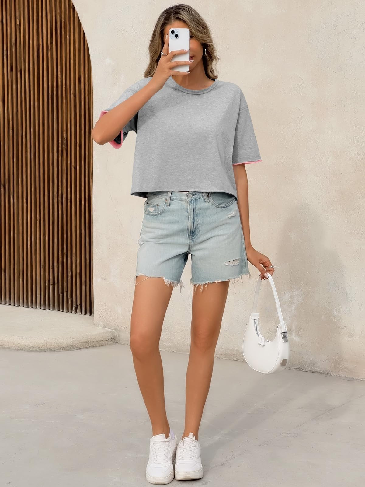 Liora Cropped Active Tee
