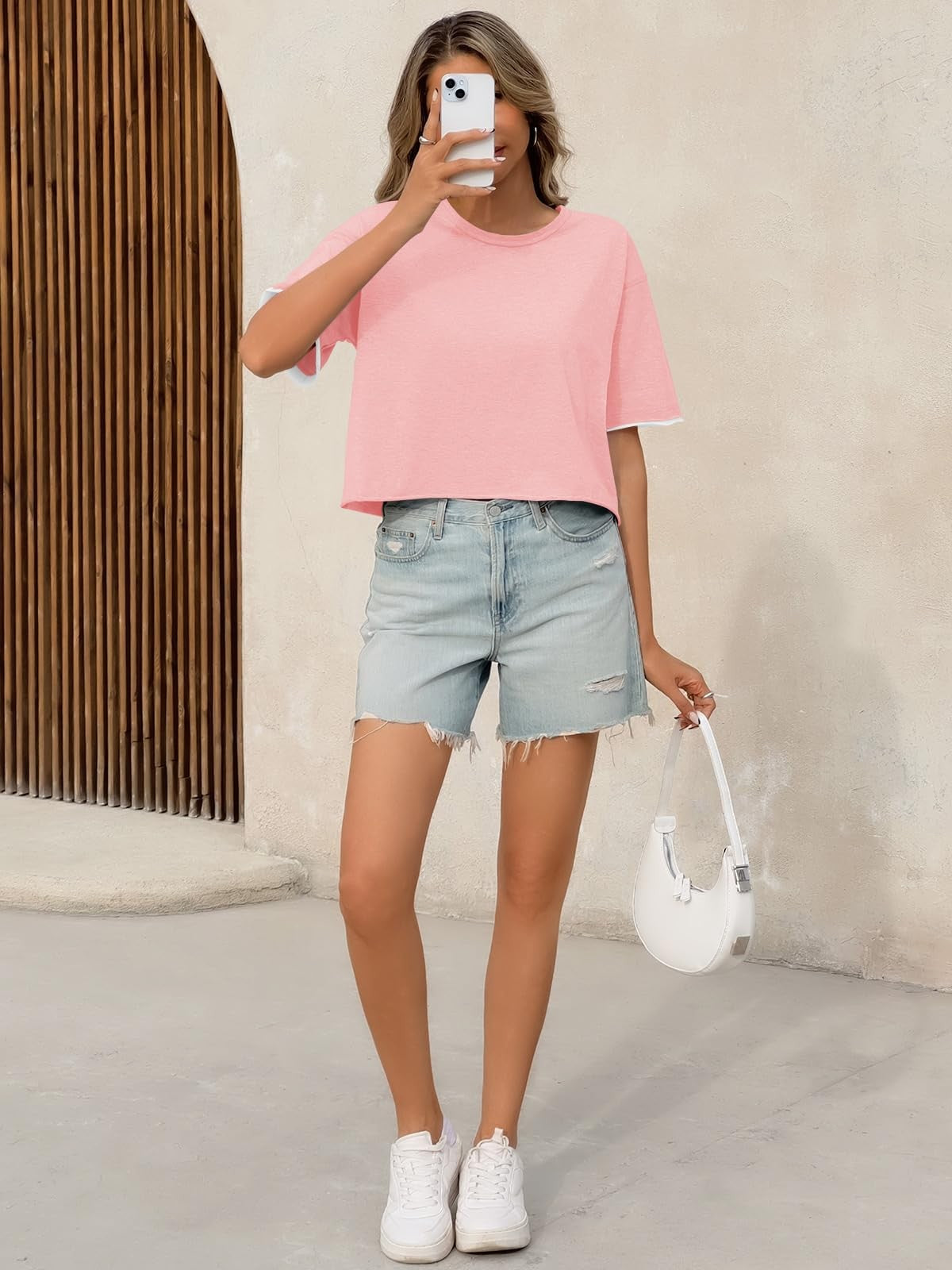 Liora Cropped Active Tee