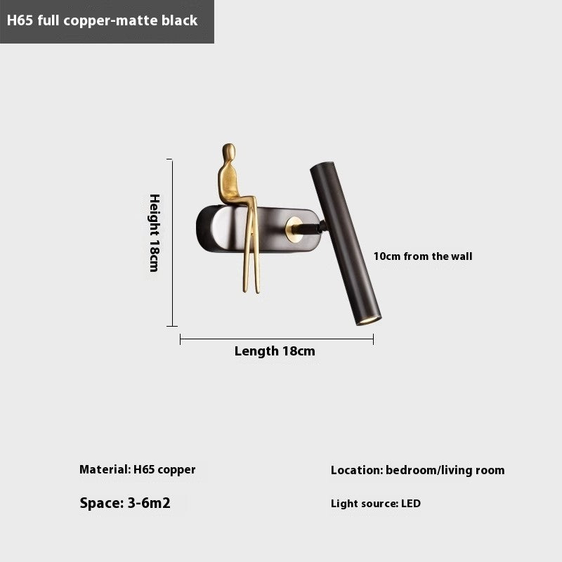 Modern Brass Wall Lamp