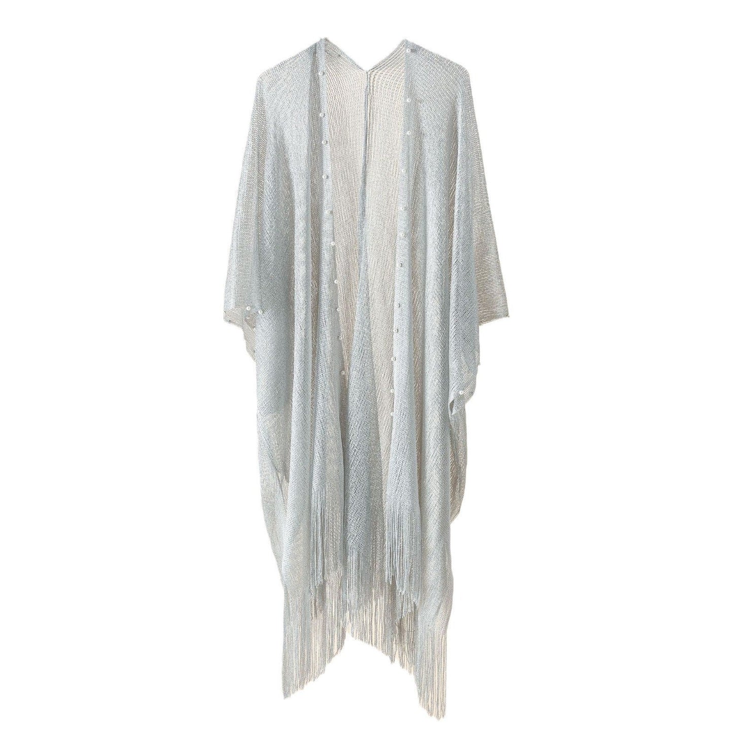 Selene Pearl-Detail Beach Shawl