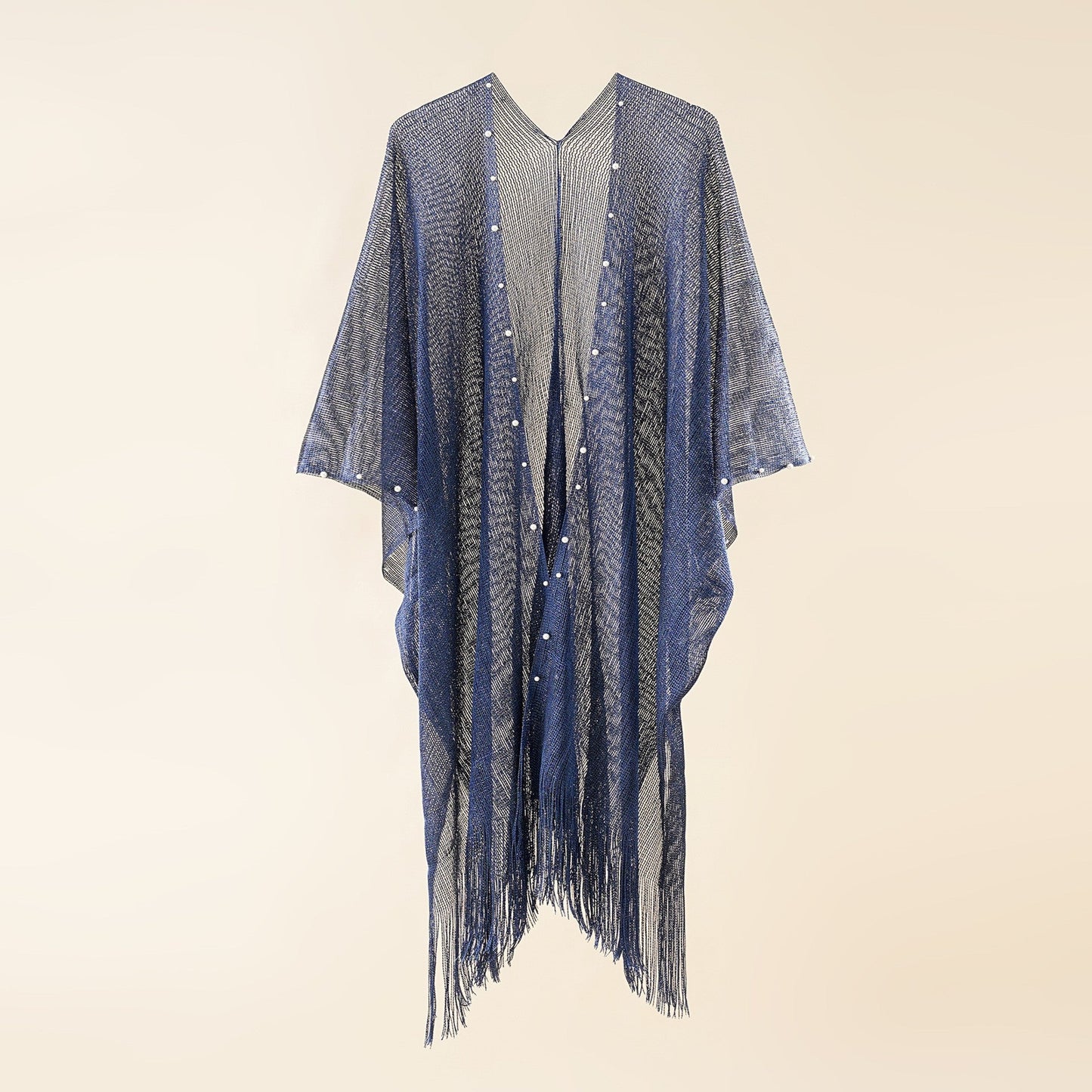 Selene Pearl-Detail Beach Shawl