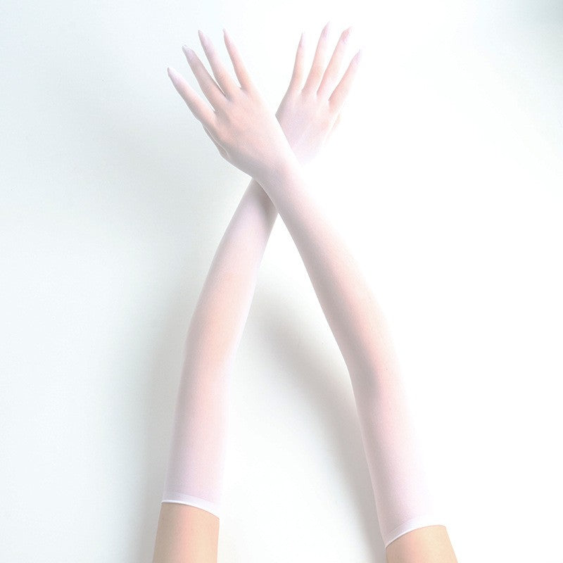 Serene Sheer Silk Gloves