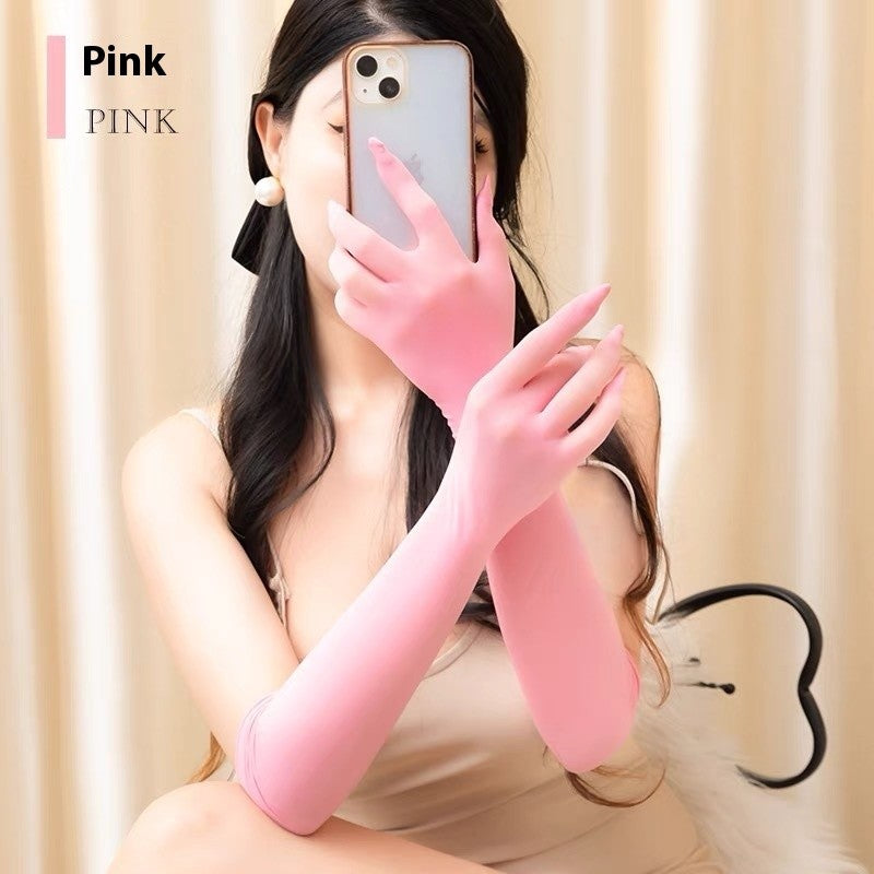 Serene Sheer Silk Gloves