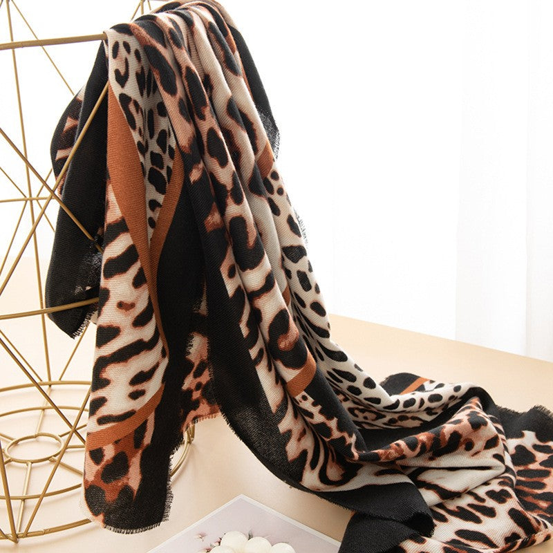 Amora Luxe Animal Print Scarf