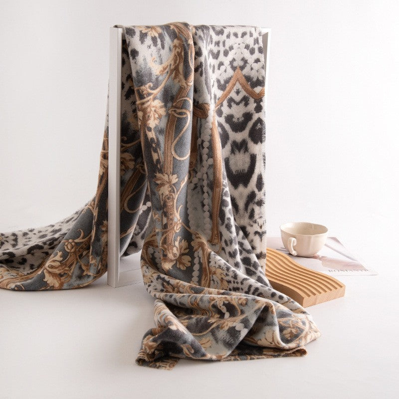 Amora Luxe Animal Print Scarf