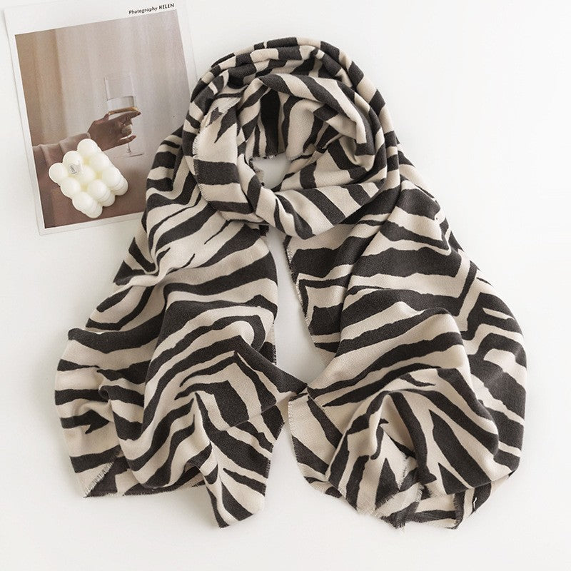 Amora Luxe Animal Print Scarf