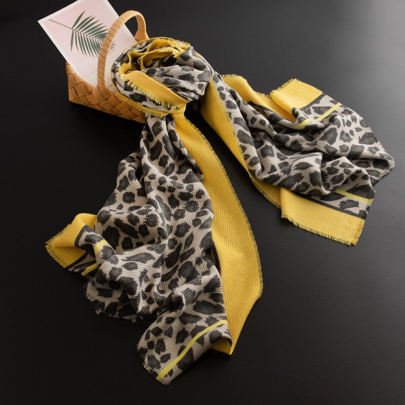 Amora Luxe Animal Print Scarf