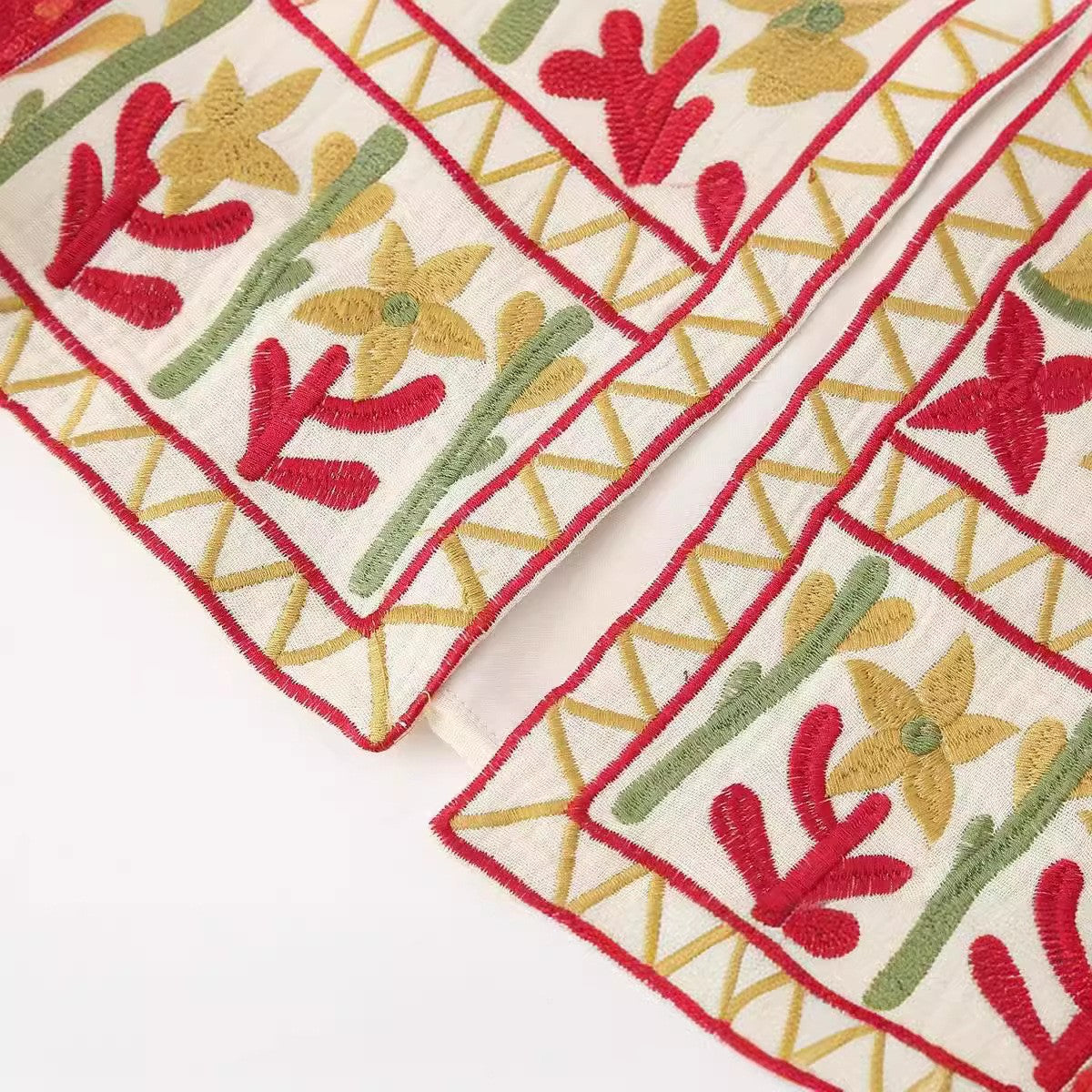 Aurelia Embroidered Vintage Vest