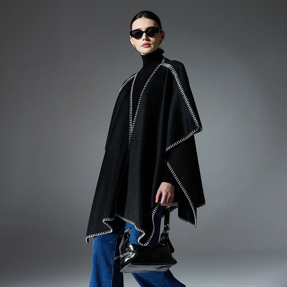 Aureum Double-Faced Wool Shawl