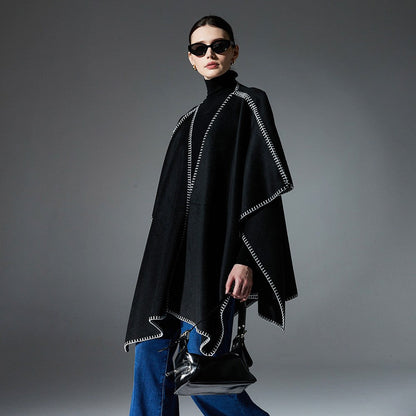 Aureum Double-Faced Wool Shawl