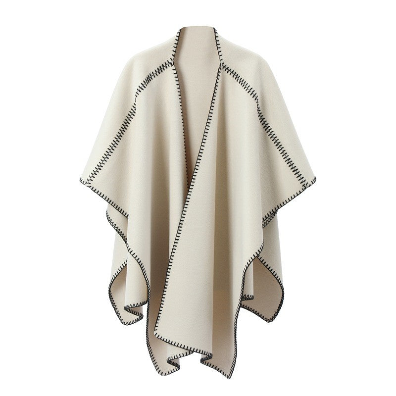 Aureum Double-Faced Wool Shawl