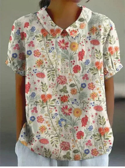 Aveline Retro Print Tee