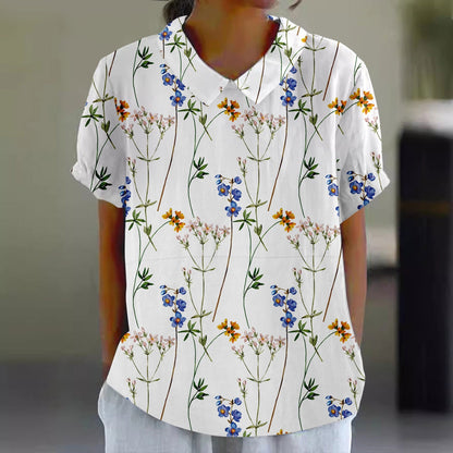 Aveline Retro Print Tee