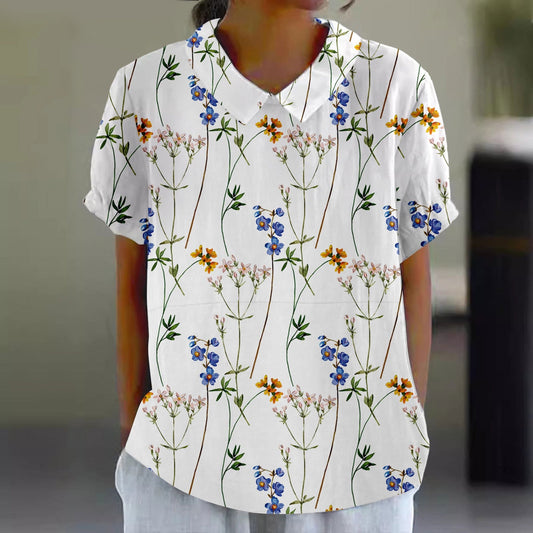 Aveline Retro Print Tee