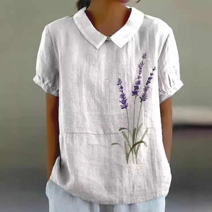 Aveline Retro Print Tee