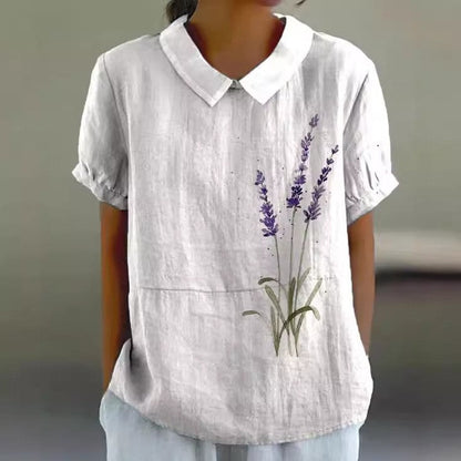 Aveline Retro Print Tee