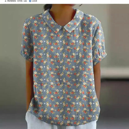 Aveline Retro Print Tee