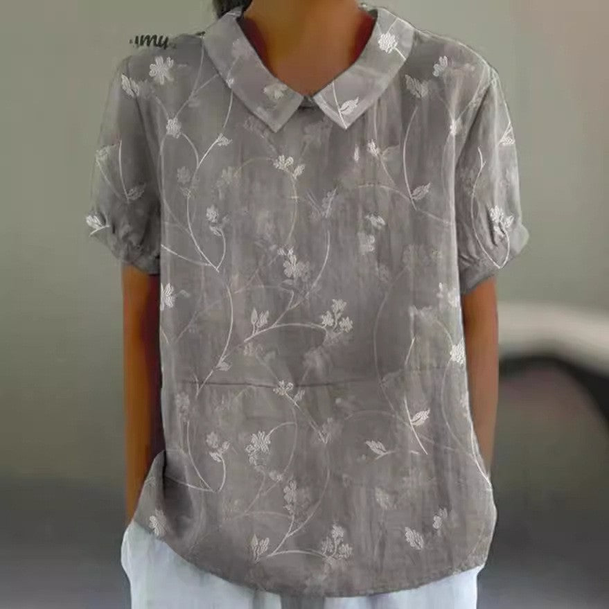 Aveline Retro Print Tee