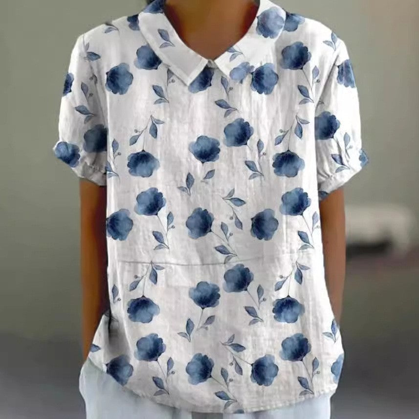 Aveline Retro Print Tee