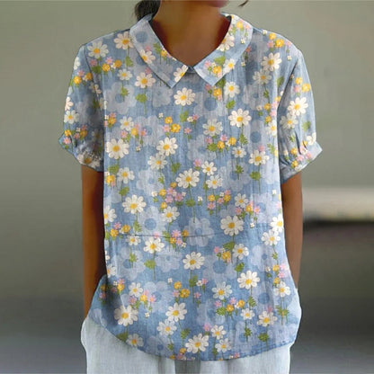 Aveline Retro Print Tee