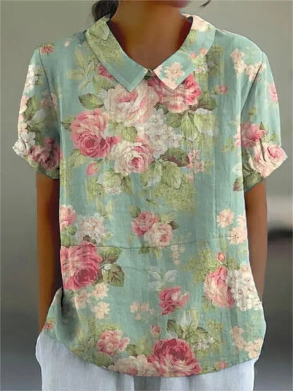 Aveline Retro Print Tee