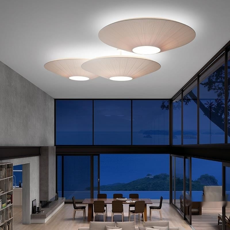 Chinese Fabric Ceiling Light