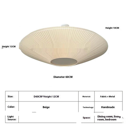 Chinese Fabric Ceiling Light