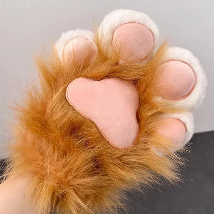 Cozy Paw Plush Winter Gloves