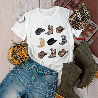 Dakota Western Denim Graphic Tee