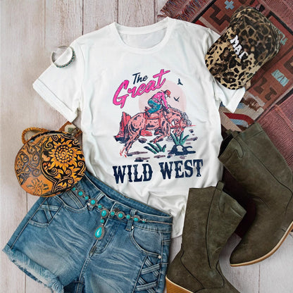 Dakota Western Denim Graphic Tee