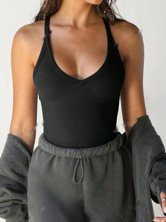 Elani Ribbed Criss-Cross Tank