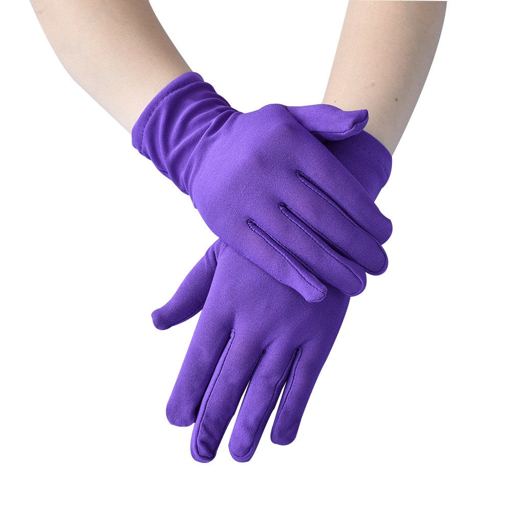 Elenya Satin Stretch Gloves