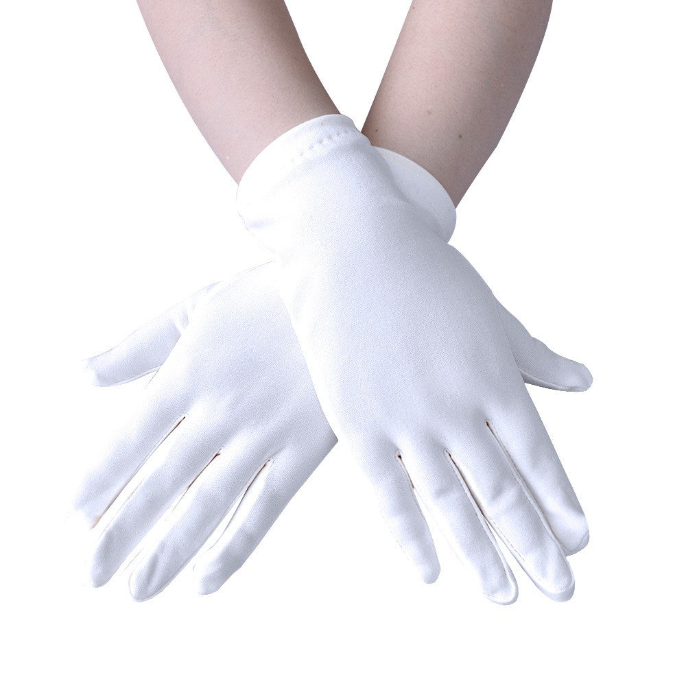 Elenya Satin Stretch Gloves
