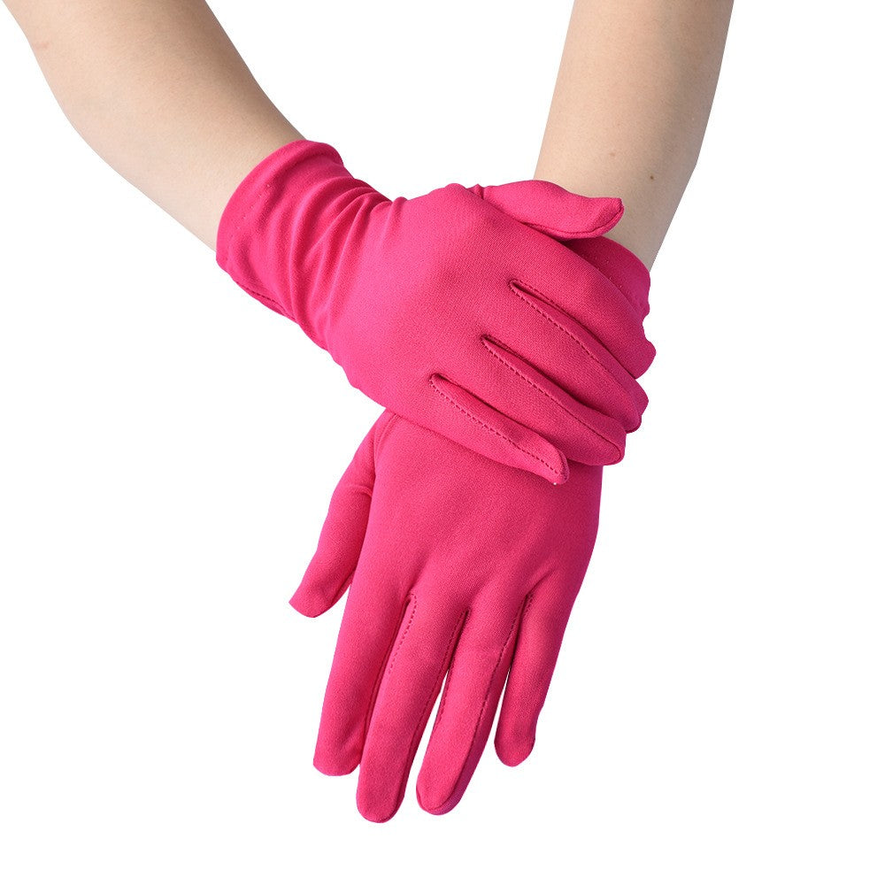 Elenya Satin Stretch Gloves