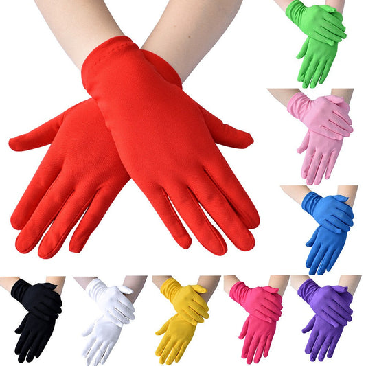 Elenya Satin Stretch Gloves