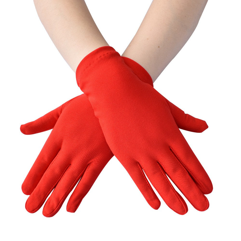 Elenya Satin Stretch Gloves