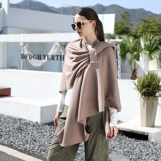 Eloria Double-Sided Knit Wrap