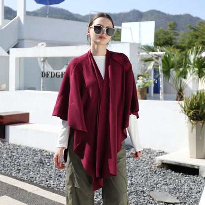 Eloria Double-Sided Knit Wrap