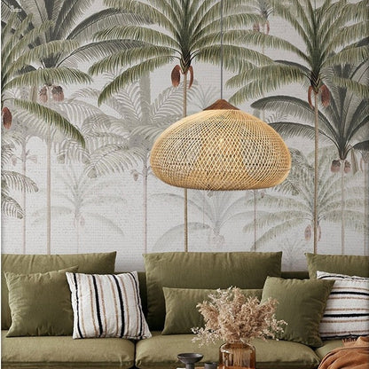 Handwoven Rattan Ceiling Light