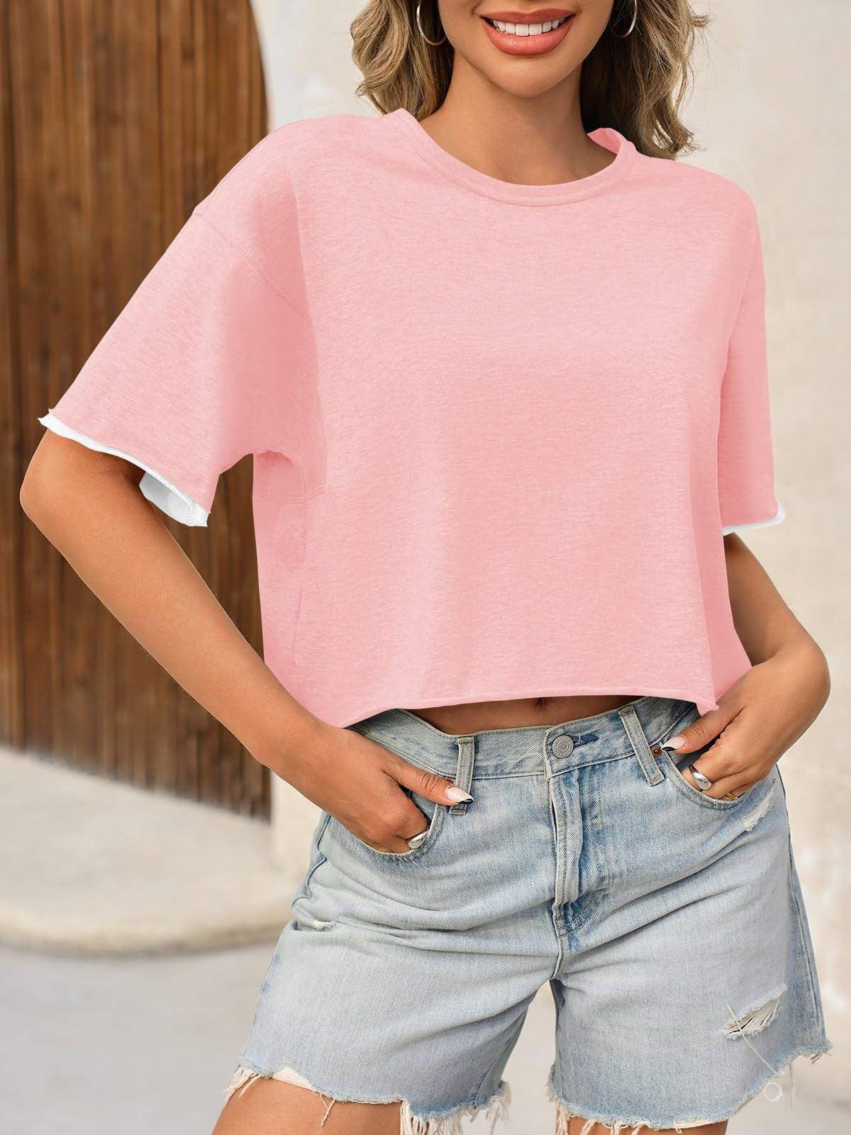 Liora Cropped Active Tee