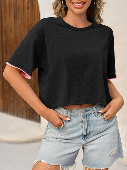 Liora Cropped Active Tee