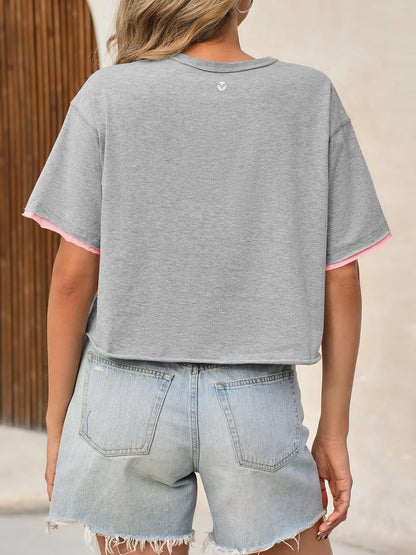 Liora Cropped Active Tee