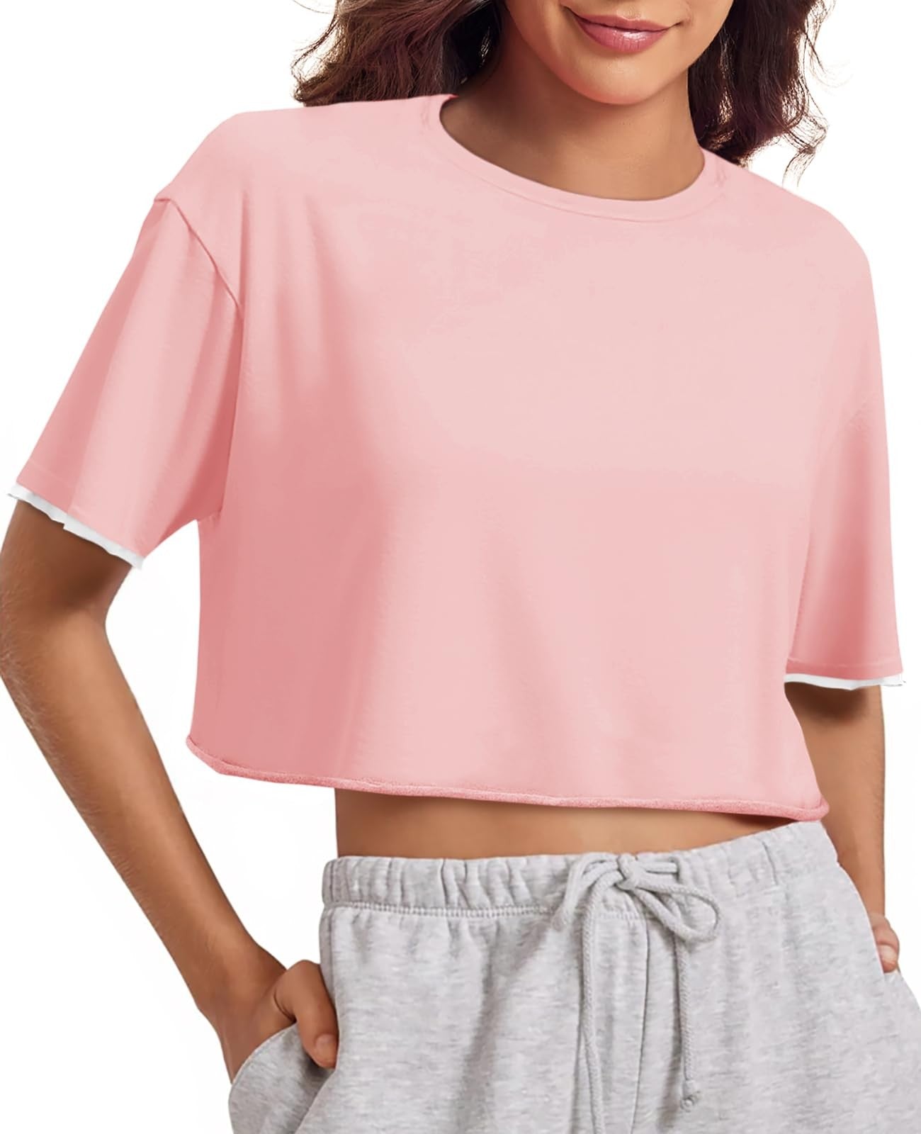 Liora Cropped Active Tee