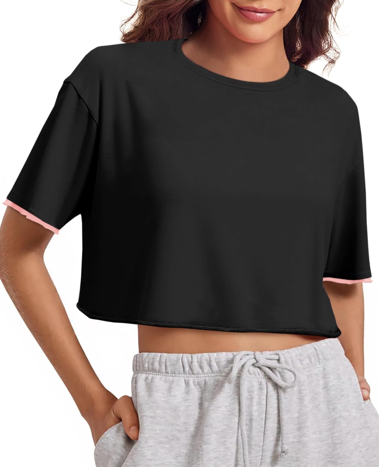 Liora Cropped Active Tee